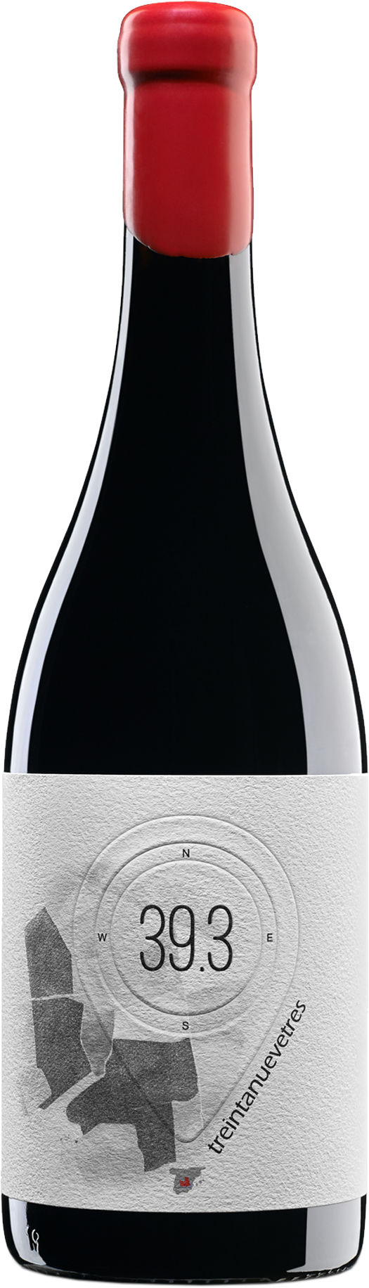 Botella de 39.3, vino tinto ecológico con barrica — Bodegas Camino Alto